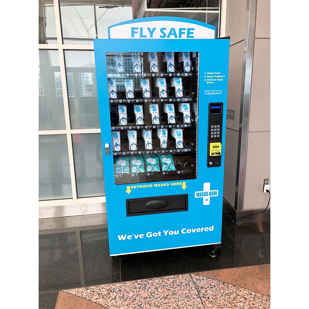 Vending News: Now For Sale At DIA: Face Mask Vending Machines